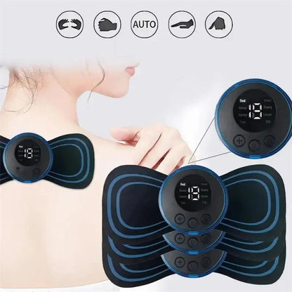 Kit Com Mini Massageador Elétrico Portátil